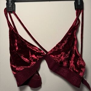 Pink Velvet Bra